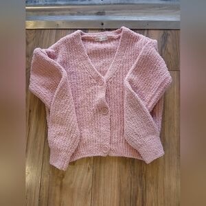 Willow Soft Pink Cardigan Sweater